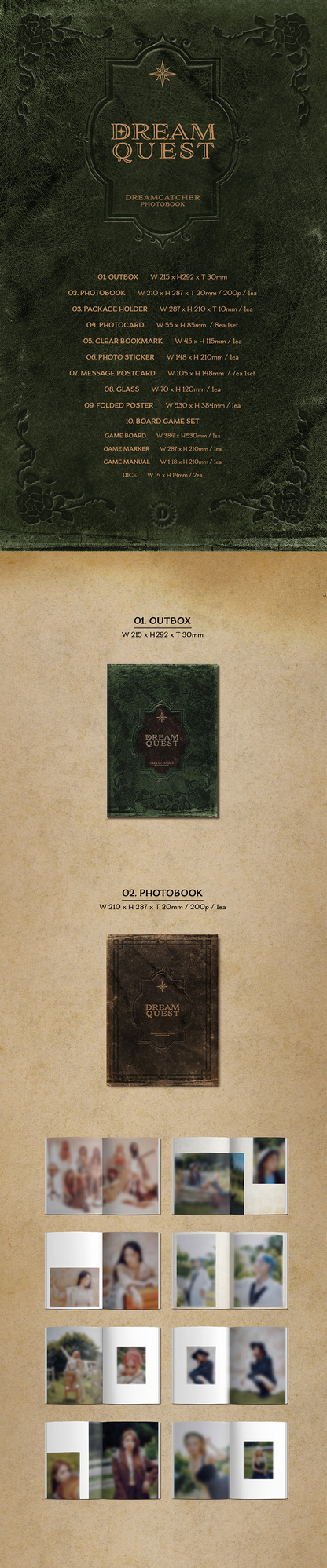 [PREORDER] DREAMCATCHER - OFFICIAL PHOTOBOOK 'DREAMQUEST'