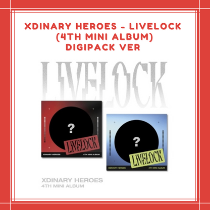 [PREORDER] PHOTOCARD XDINARY HEROES - LIVELOCK (4TH MINI ALBUM) DIGIPACK VER RANDOM
