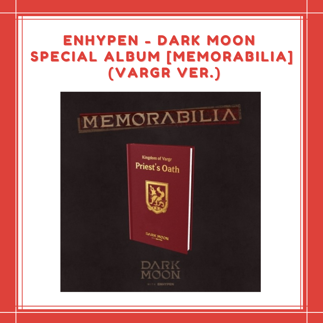 [PREORDER] ENHYPEN - DARK MOON SPECIAL ALBUM MEMORABILIA (VARGR VER.)