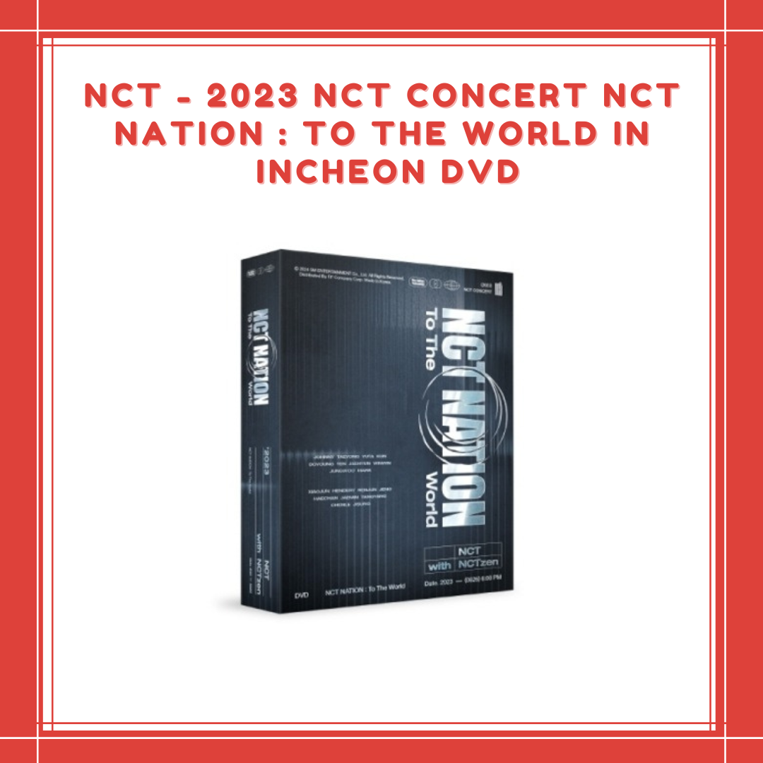 [PREORDER] NCT - 2023 NCT CONCERT NCT NATION : To The World in INCHEON DVD