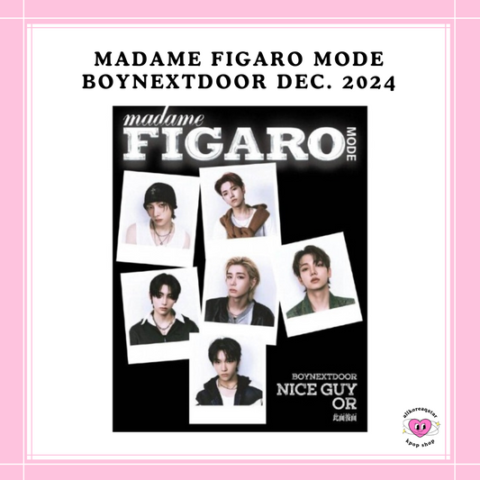 [PREORDER] MADAME FIGARO MODE BOYNEXTDOOR DEC. 2024