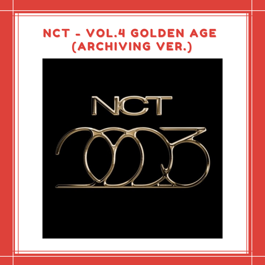 [PREORDER] NCT - VOL.4 GOLDEN AGE (ARCHIVING VER.)