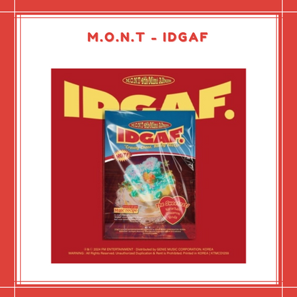 [PREORDER] M.O.N.T - IDGAF