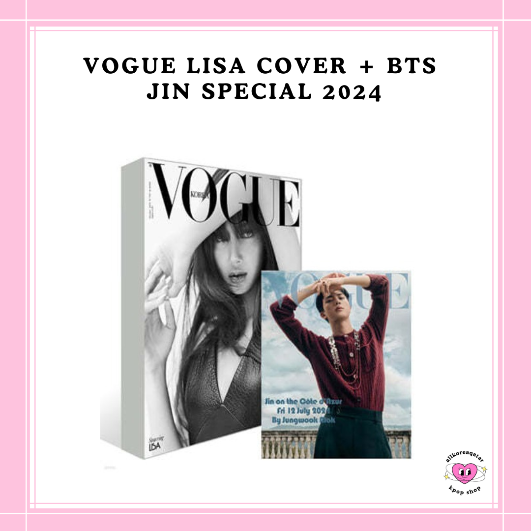 [PREORDER] VOGUE LISA COVER + BTS JIN SPECIAL [2024]