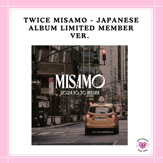 [PREORDER] TWICE MISAMO - JAPANESE ALBUM LIMITED MEMBER VER.