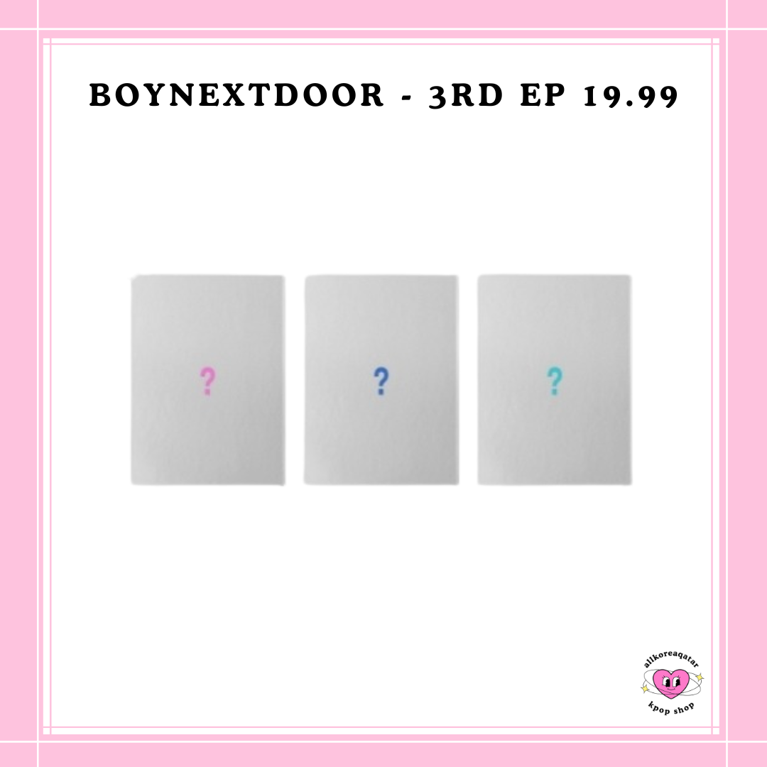 [PREORDER] BOYNEXTDOOR - 3RD EP 19.99