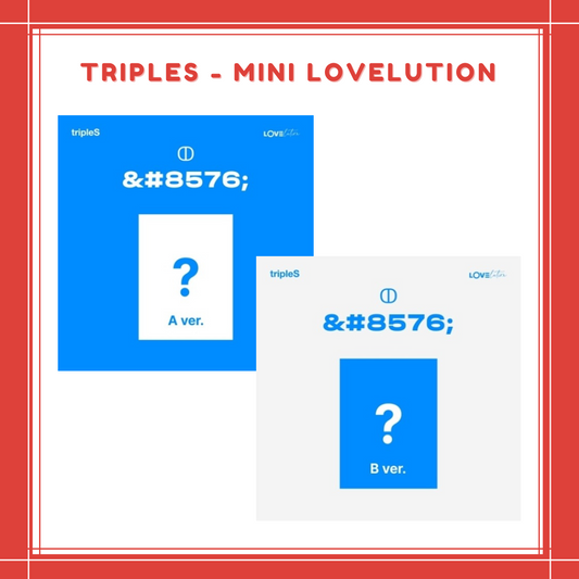 [PREORDER] TRIPLES - MINI LOVELUTION