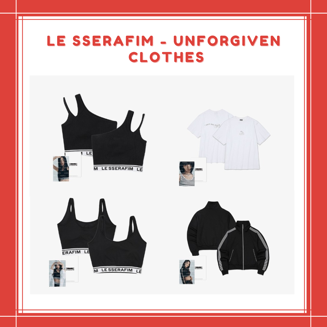 [PREORDER] LE SSERAFIM - UNFORGIVEN CLOTHES