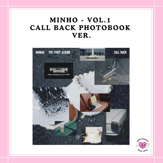 [PREORDER] MINHO - VOL.1 CALL BACK PHOTOBOOK VER