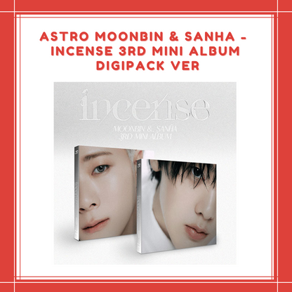 [PREORDER] ASTRO MOONBIN & SANHA - INCENSE 3RD MINI ALBUM DIGIPACK VER