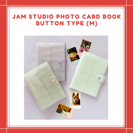 [PREORDER] JAM STUDIO PHOTO CARD BOOK BUTTON TYPE (M)