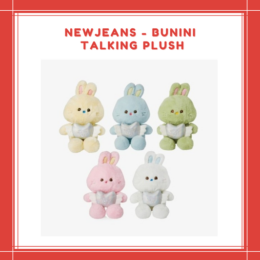 [PREORDER] NEWJEANS - BUNINI TALKING PLUSH