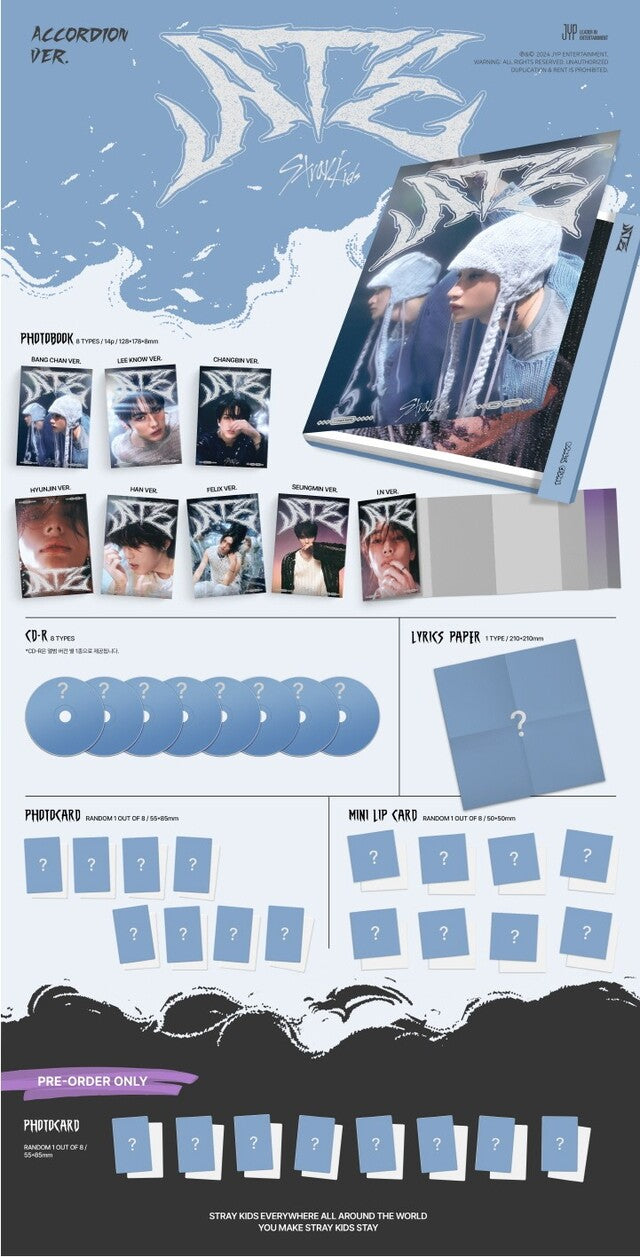 [PREORDER] STRAY KIDS - ATE ACCORDION VER