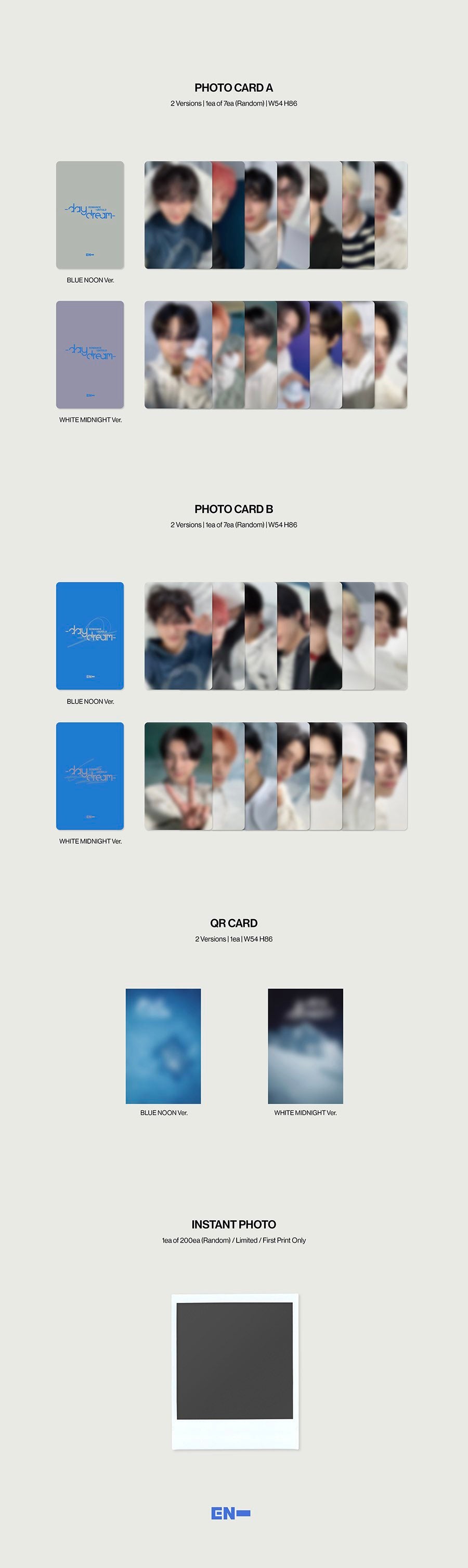 [PREORDER] POB ENHYPEN - ROMANCE : UNTOLD – DAYDREAM SET