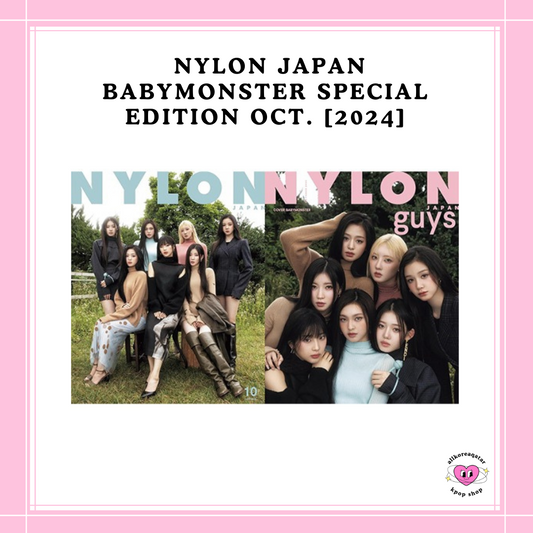 [PREORDER] NYLON JAPAN BABYMONSTER SPECIAL EDITION OCT. [2024]