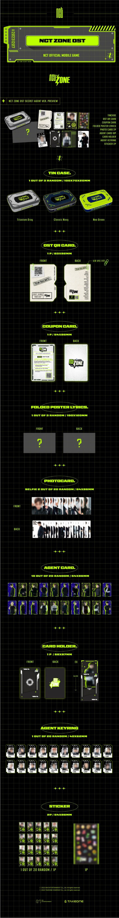[PREORDER] NCT - NCT ZONE OST [DO IT (LET'S PLAY)] (TIN CASE VER.)