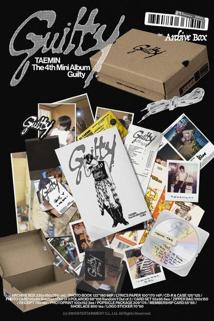 [PREORDER] TAEMIN - [GUILTY] (4TH MINI ALBUM) (BOX VER.)