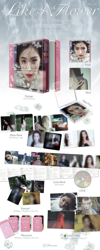 [PREORDER] LUCKY DRAW IRENE - LIKE A FLOWER (1ST MINI ALBUM) (CASE VER.)