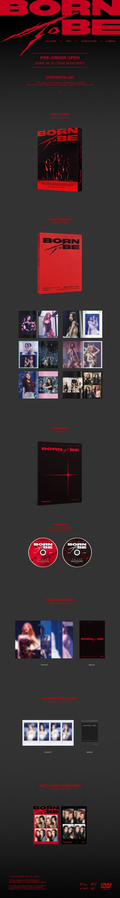 [PREORDER] IZTY - 2ND WORLD TOUR BORN TO BE IN SEOUL DVD