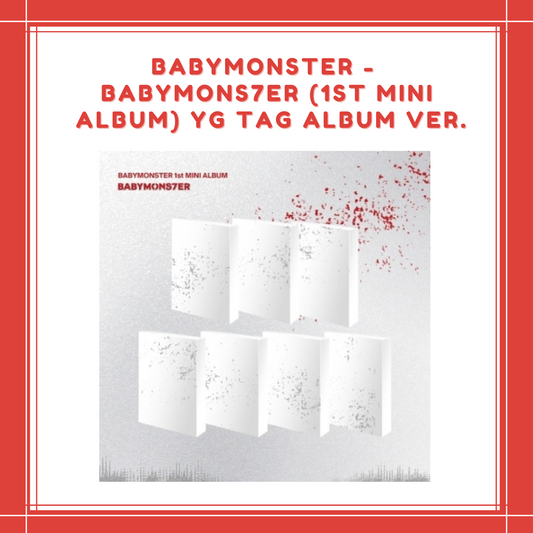 [PREORDER] BABYMONSTER - [BABYMONS7ER] (1ST MINI ALBUM) YG TAG ALBUM VER.