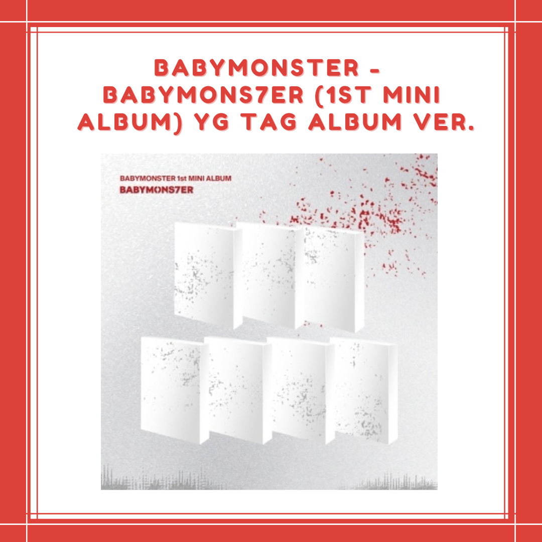 [PREORDER] BABYMONSTER - [BABYMONS7ER] (1ST MINI ALBUM) YG TAG ALBUM VER.