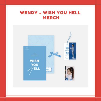 [PREORDER] WENDY - WISH YOU HELL MERCH