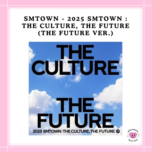 [PREORDER] SMTOWN - 2025 SMTOWN : THE CULTURE, THE FUTURE (THE FUTURE VER.)