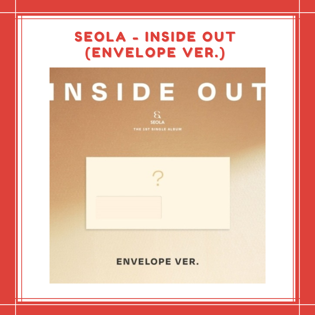 [PREORDER] SEOLA - [INSIDE OUT] (ENVELOPE VER.) (1ST SINGLE ALBUM)