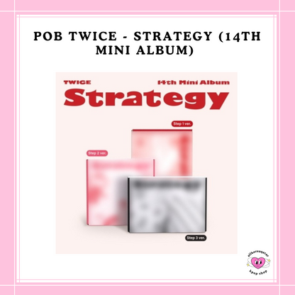 [PREORDER] TWICE - STRATEGY (14TH MINI ALBUM)