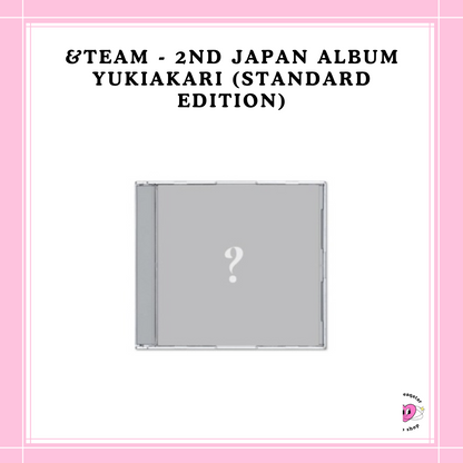 [PREORDER] &TEAM - 2ND JAPAN ALBUM YUKIAKARI (STANDARD EDITION)