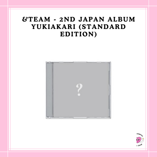 [PREORDER] &TEAM - 2ND JAPAN ALBUM YUKIAKARI (STANDARD EDITION)