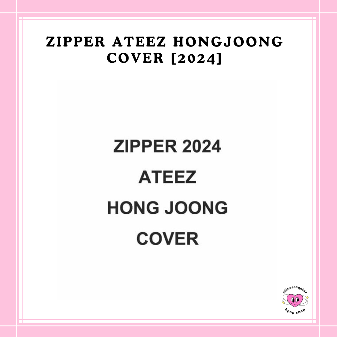 [PREORDER] ZIPPER] ATEEZ HONGJOONG COVER [2024]