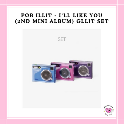 [PREORDER] POB ILLIT - I’LL LIKE YOU (2ND MINI ALBUM) GLLIT VER SET