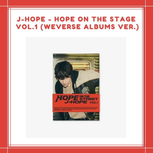 [PREORDER] WEVERSE J-HOPE - HOPE ON THE STAGE VOL.1 (WEVERSE ALBUMS VER.)