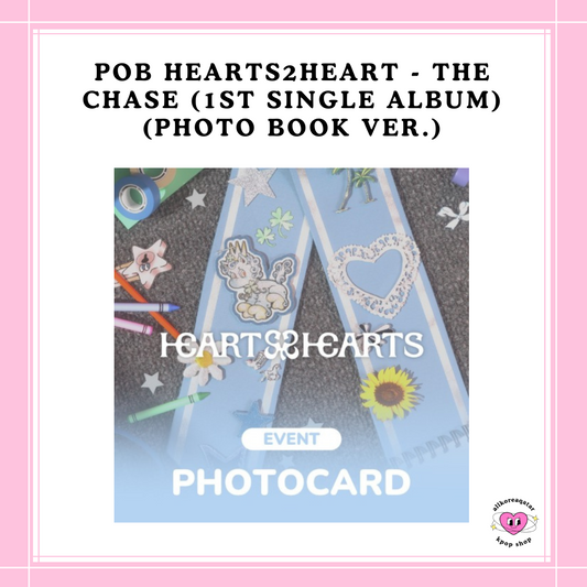 [PREORDER] POB HEARTS2HEARTS - THE CHASE] (1ST SINGLE ALBUM) (PHOTO BOOK VER.)