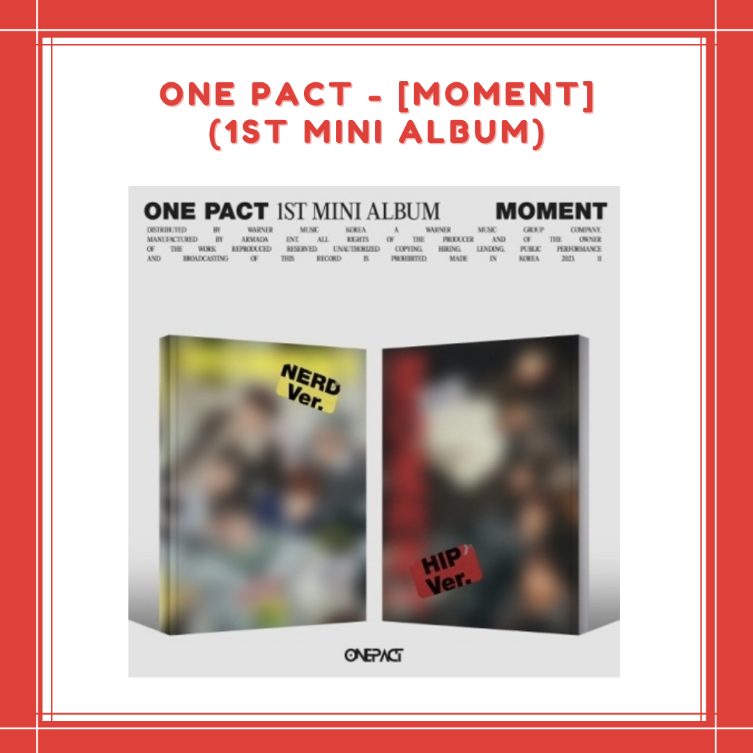 [PREORDER] ONE PACT - [MOMENT] (1ST MINI ALBUM)