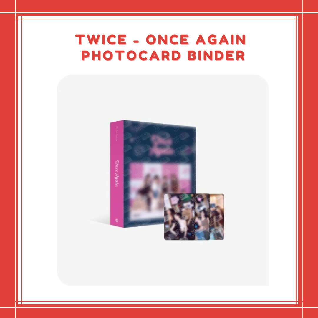 [PREORDER] TWICE - ONCE AGAIN PHOTOCARD BINDER