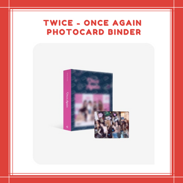 [PREORDER] TWICE - ONCE AGAIN PHOTOCARD BINDER – All 