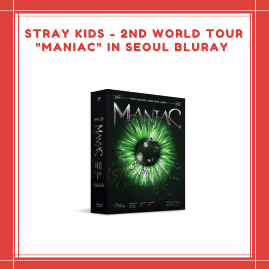 [PREORDER] JYP SHOP STRAY KIDS - 2ND WORLD TOUR "MANIAC" IN SEOUL BLURAY