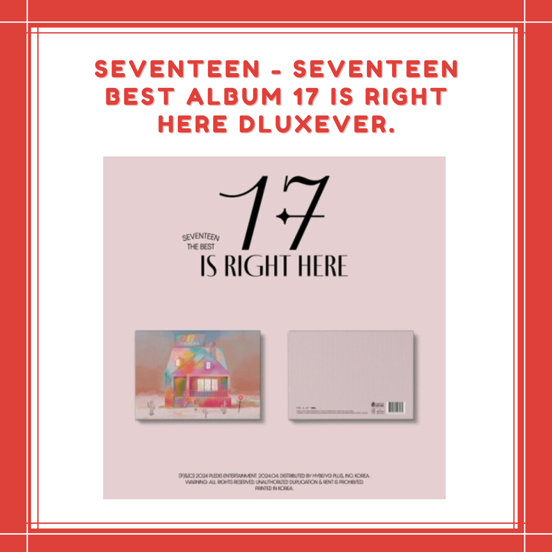 [PREORDER] SEVENTEEN - SEVENTEEN BEST ALBUM 17 IS RIGHT HERE DELUXE VER.