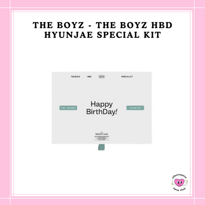 [PREORDER] THE BOYZ -THE BOYZ HBD HYUNJAE SPECIAL KIT