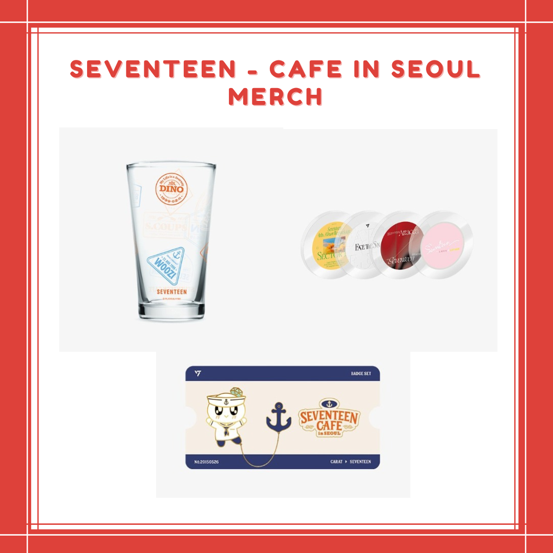 [PREORDER] SEVENTEEN - CAFE IN SEOUL MERCH