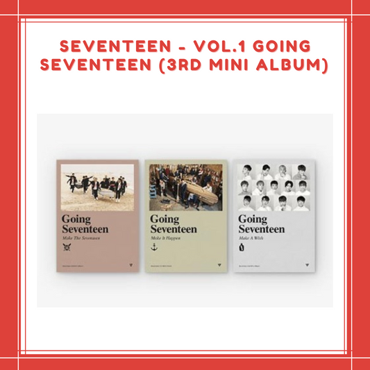 [PREORDER] SEVENTEEN - GOING SEVENTEEN (3RD MINI ALBUM)