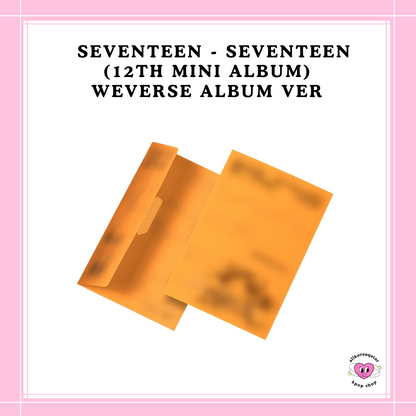 [PREORDER] SEVENTEEN - SEVENTEEN (12TH MINI ALBUM) (WEVERSE ALBUM VER)