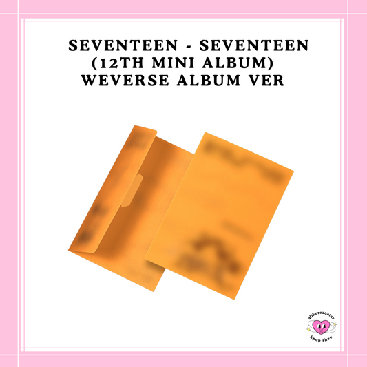 [PREORDER] SEVENTEEN - SEVENTEEN (12TH MINI ALBUM) (WEVERSE ALBUM VER)