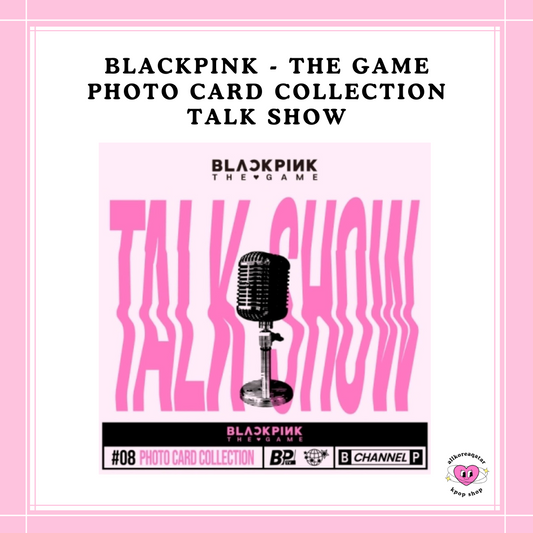 [PREORDER] BLACKPINK - THE GAME PHOTO CARD COLLECTION TALK SHOW