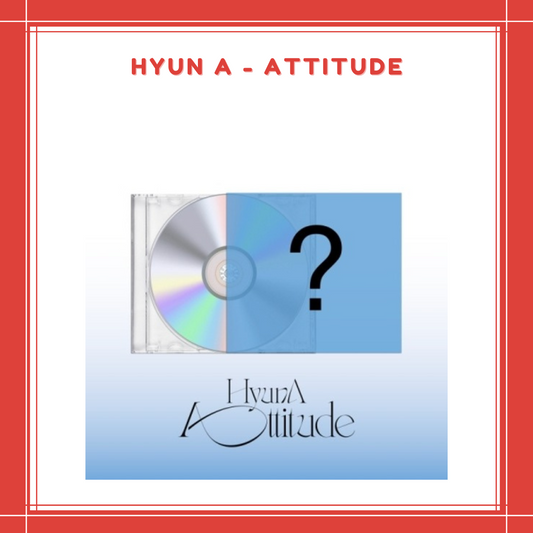 [PREORDER] HYUN A - ATTITUDE