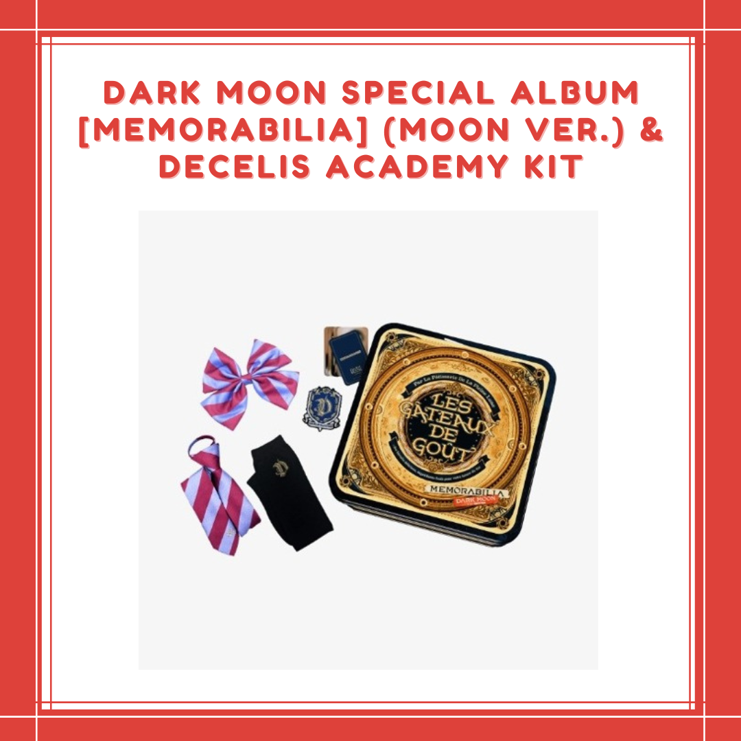 [PREORDER] WEVERSE ENHYPEN - DARK MOON SPECIAL ALBUM MEMORABILIA (MOON VER.) & DECELIS ACADEMY KIT