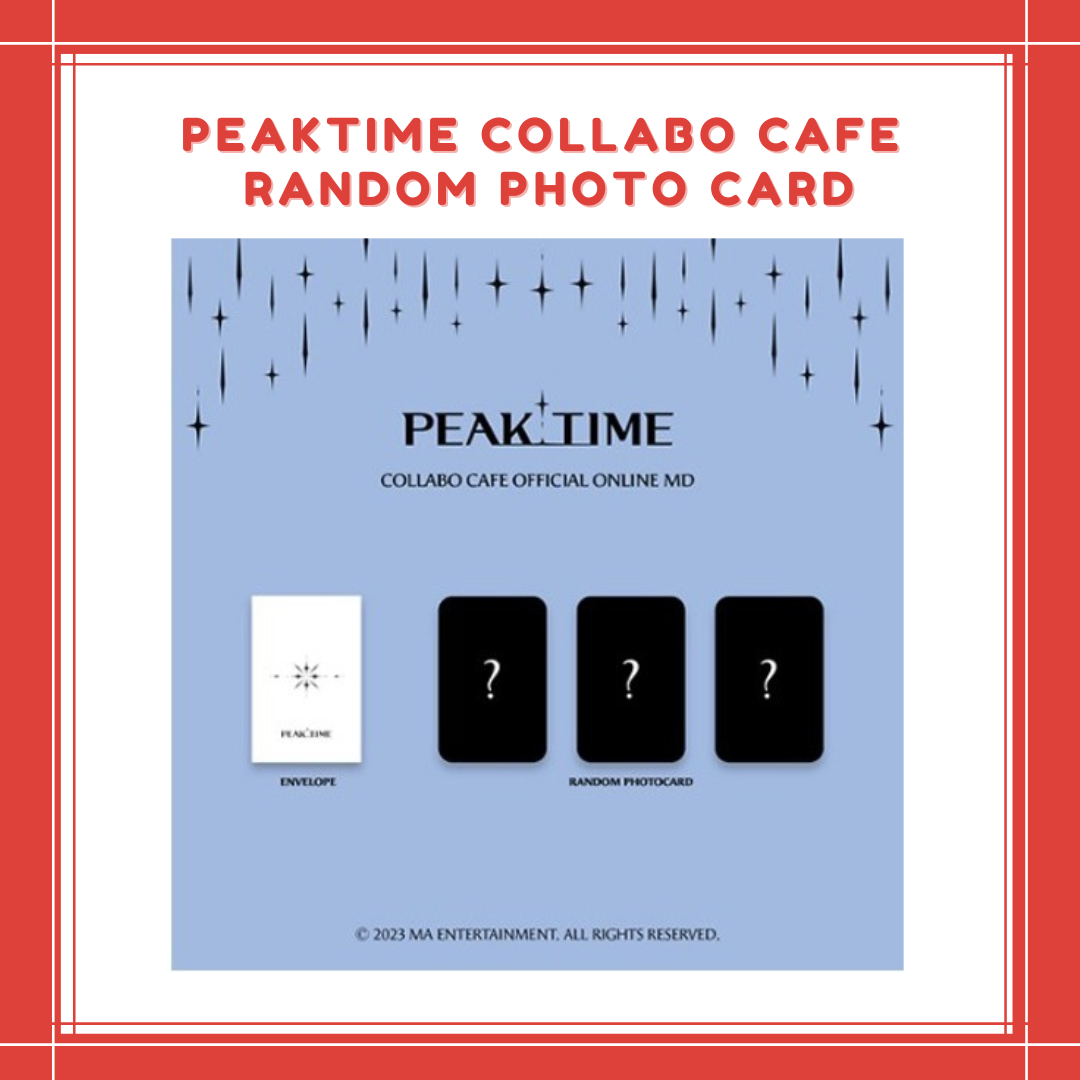 [PREORDER] PEAKTIME COLLABO CAFE RANDOM PHOTO CARD