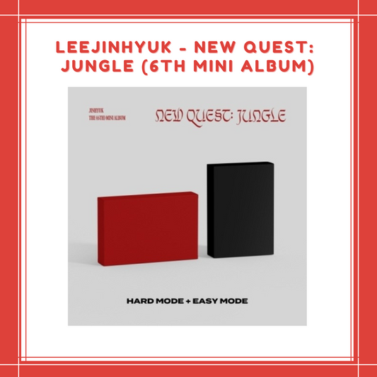 [PREORDER] LEEJINHYUK - NEW QUEST: JUNGLE (6TH MINI ALBUM)